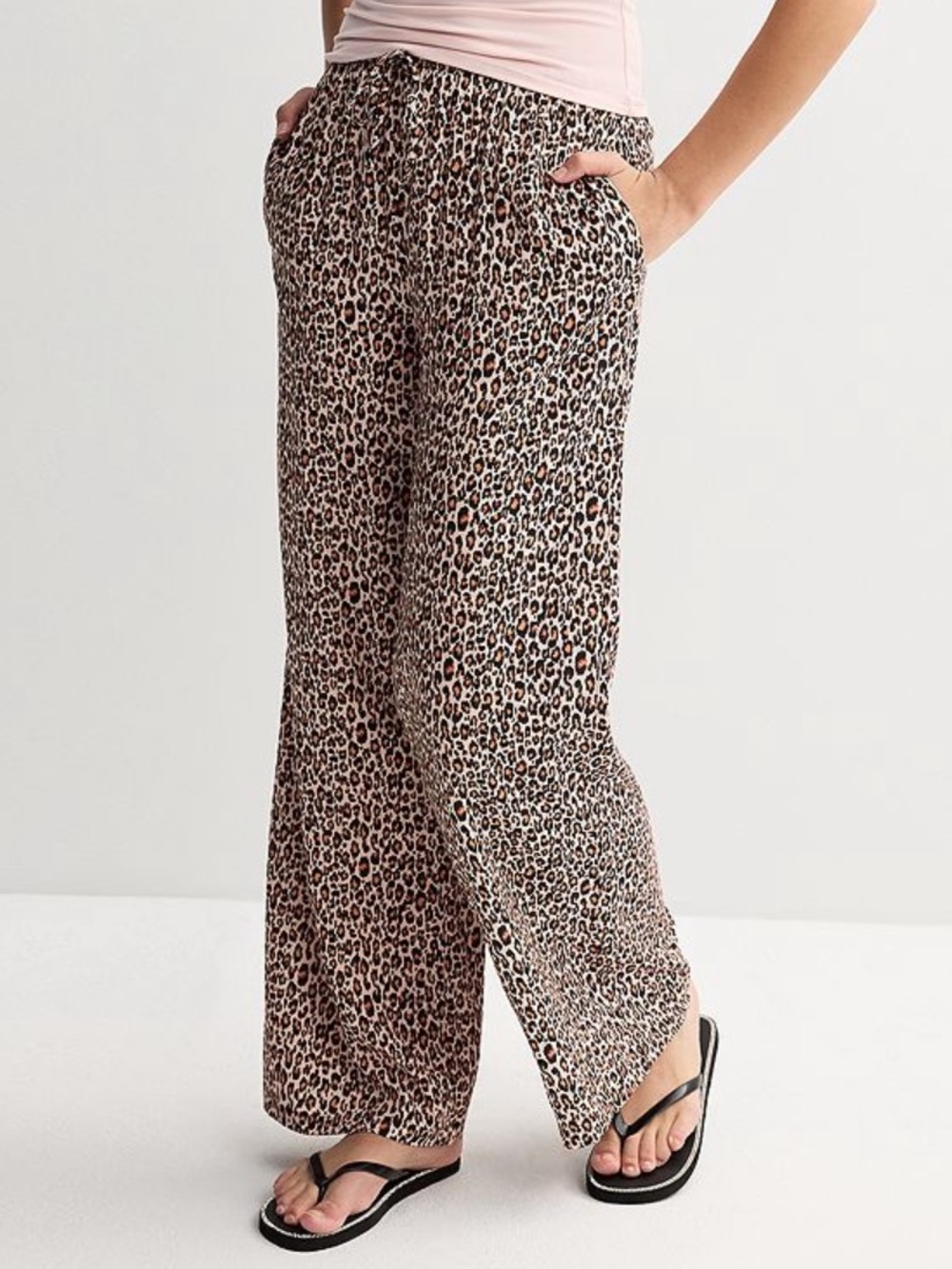 Threads of Luxx pants animal print soft pull on pants